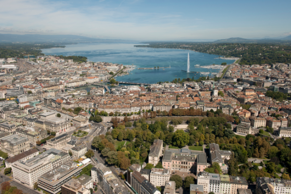 Luftbild Genf